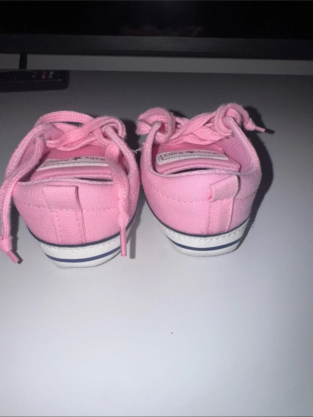 Pink Canvas Kids Sneakers